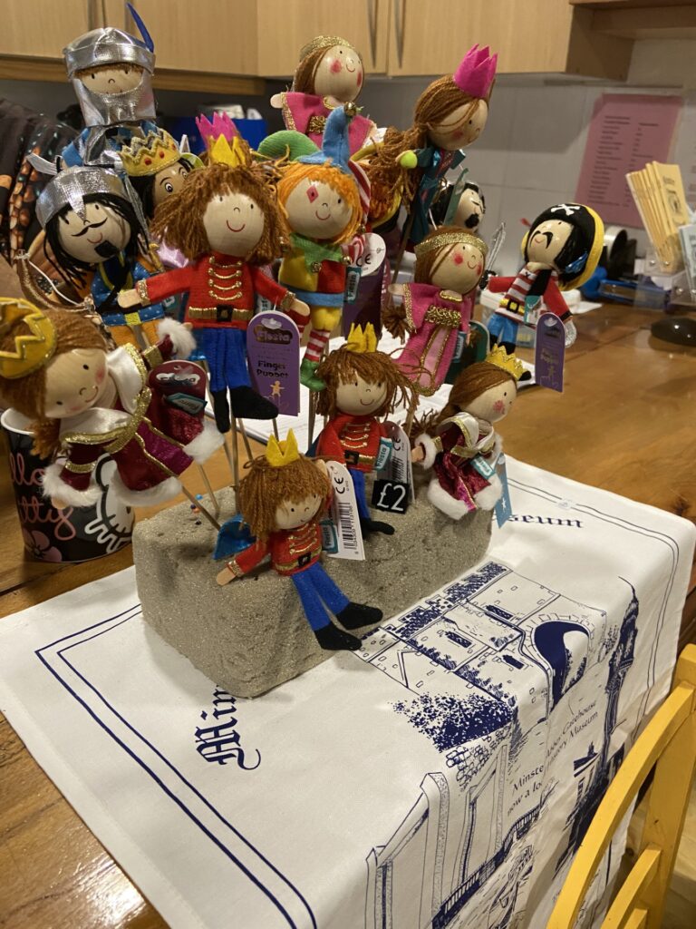 A range of finger puppets £2 each